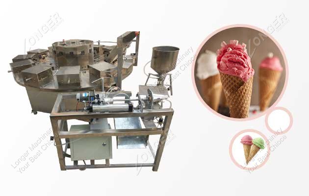 Automatic Ice Cream Cone Making Machine